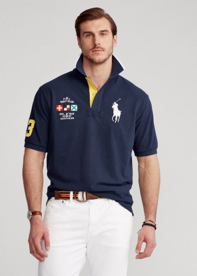 Polo Ralph Lauren Yacht Club Mesh Polo Shirt Herre Danmark (ZKTVS8143)